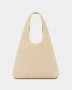 Мягкая женская сумка-шоппер среднего размера в цвете санскрин купить за 7900 руб #genitive | ARNY PRAHT