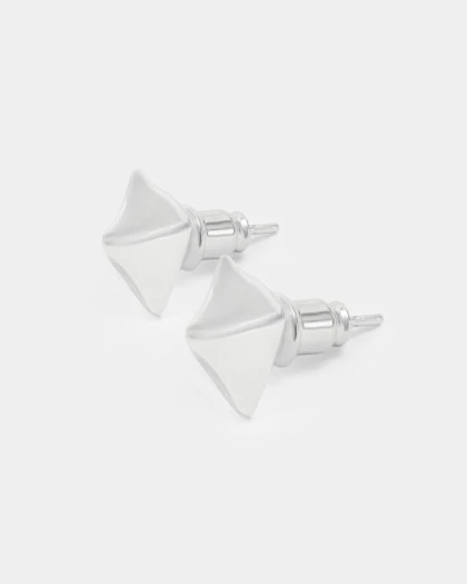 Серьги пусеты GENTLE SPIKES pins серебристый